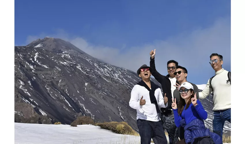 Monte Etna y Cueva del Flujo de Lava: Visita guiada