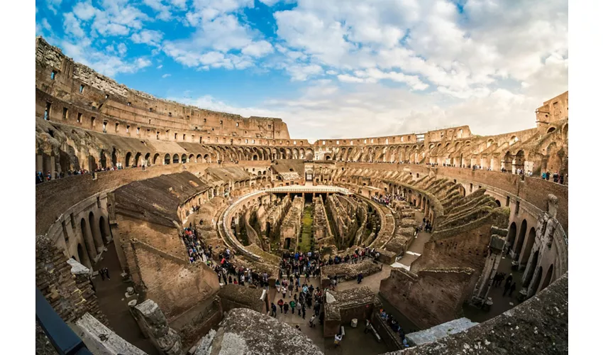 Colosseo, Foro Romano e Palatino + Tour a piedi della città