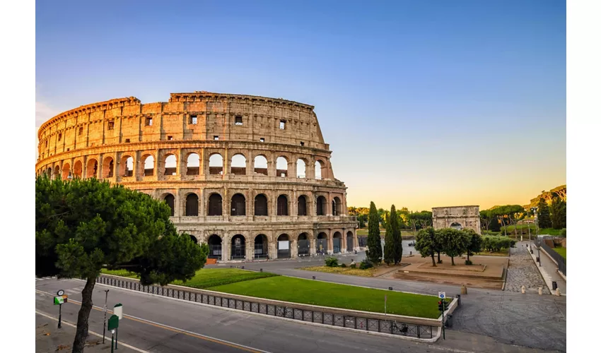 Coliseo y Cárcel Mamertina + Tour guiado en grupo pequeño