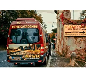 Catacumbas de San Sebastián: Entrada + Tour guiado + Transferencias