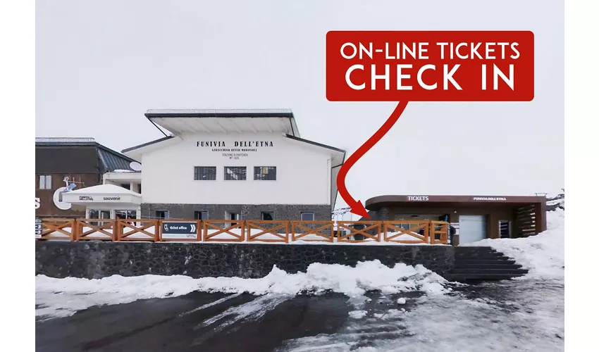 Monte Etna: Biglietto di andata e ritorno per la funivia