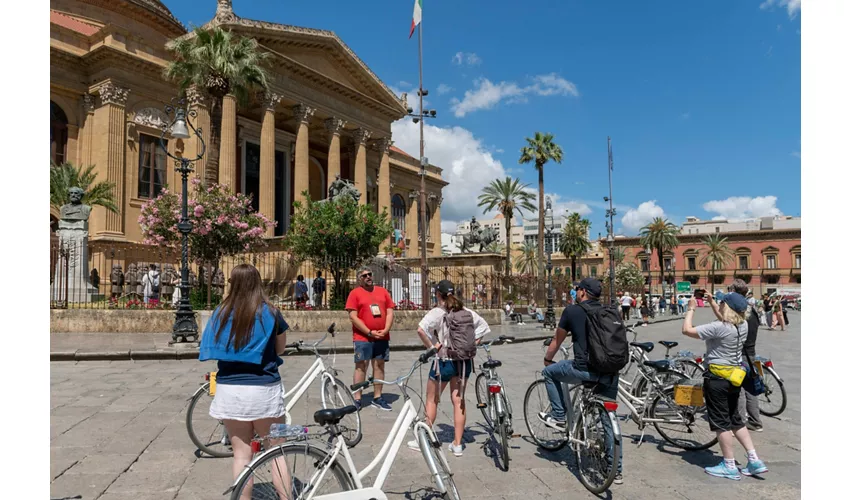 Palermo: Visita guiada de bicicleta