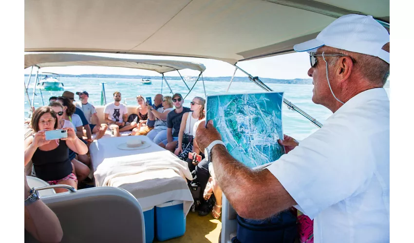 Lago de Garda: excursión de 4 horas en barco desde Sirmione