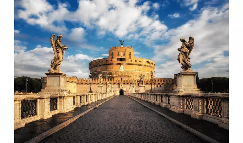 Roma: Tour panoramico in autobus + viaggio di andata e ritorno da/per Civitavecchia