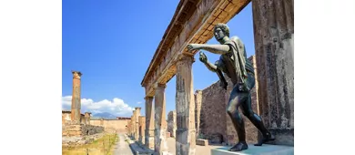 Pompei e il Vesuvio: Tour guidato da Roma + pranzo