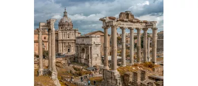 Colosseum, Roman Forum & Palatine Hill + Panoramic Open Bus