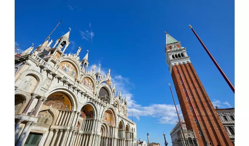 Basílica y campanario de San Marcos: entrada con guía + audioguía