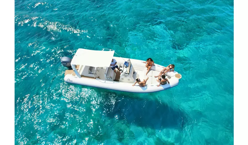 Favignana & Levanzo: RIB Boat Tour from Trapani + Lunch & Aperitif