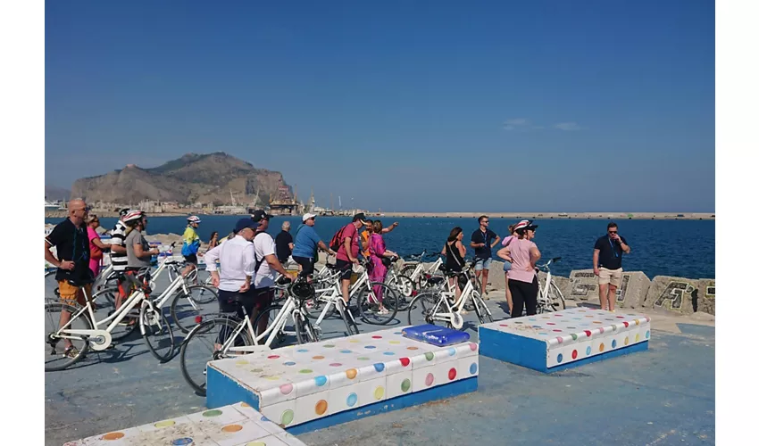 Palermo: Visita guiada en bicicleta