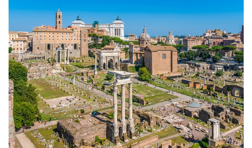 Colosseo, Arena, Foro Romano e Palatino + Tour guidato semi-privato