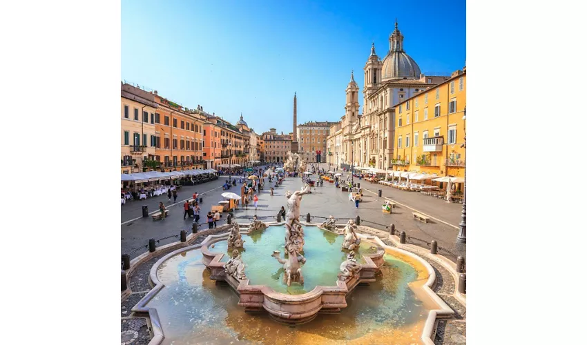 Piazza Navona, Pantheon e Fontana di Trevi a Roma: tour guidato di 1 ora e mezza