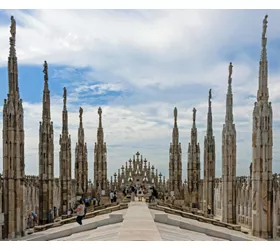 Duomo de Milán: Entrada a la azotea