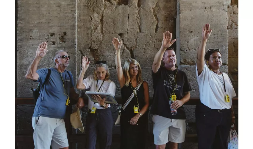 Coliseo, Arena, Foro Romano y monte Palatino + Tour guiado