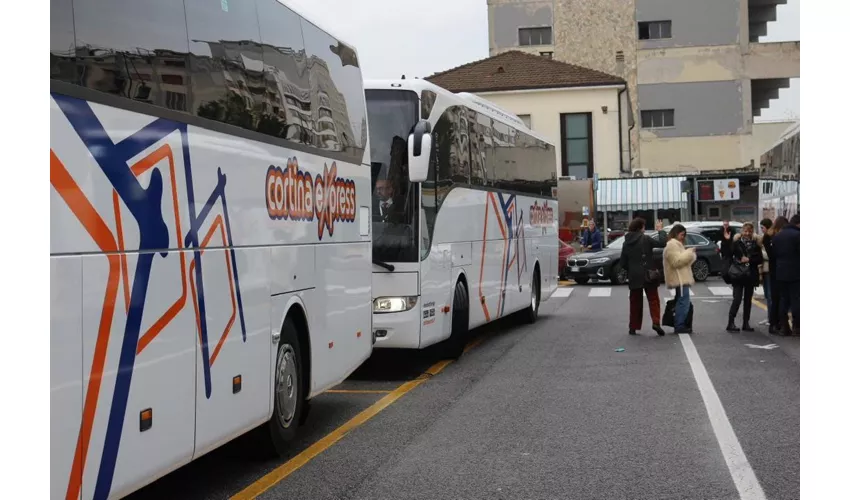 Bus From Venice Marco Polo Airport Bus Parking to Cortina