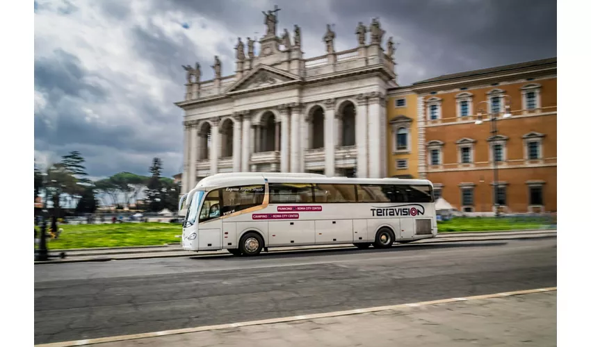 Aeropuerto de Ciampino: Traslado en autobús de ida a/desde Roma Termini