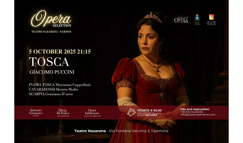 Opera Italiana di Taormina: Selezione dello spettacolo + spuntini e bevande