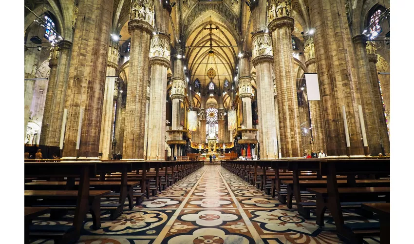 Duomo de Milán, museo y zona arqueológica: Entrada