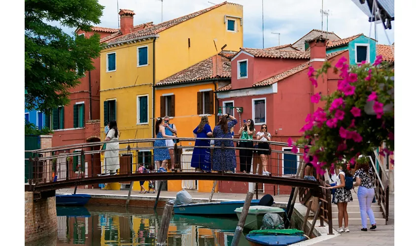 Murano e Burano: Tour guidato con 3 ore libere a Burano