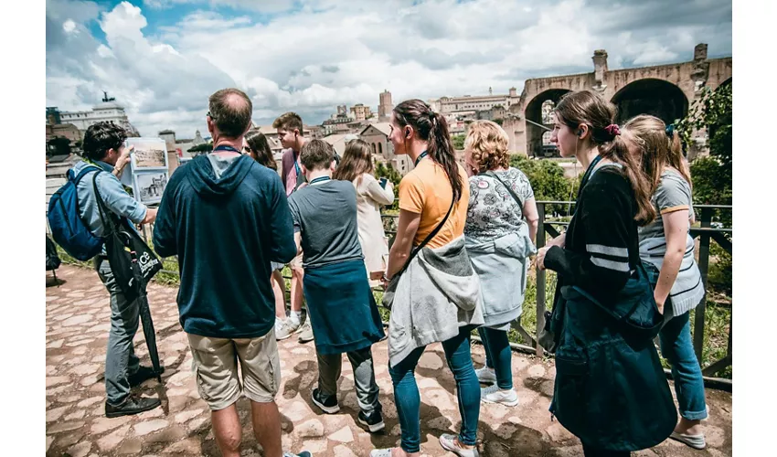 Tour guidato del Colosseo, Foro Romano e Palatino