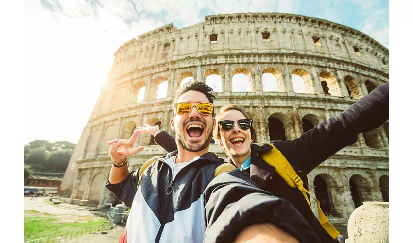 Colosseum, Roman Forum & Palatine Hill + Guided Tour