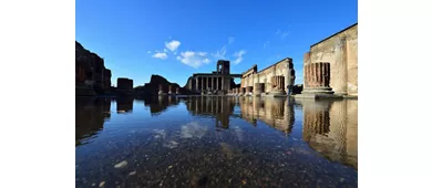 Pompei: Ingresso + Trasporto di andata e ritorno da Roma