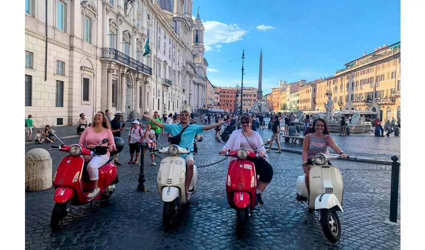 Roma: Visita guiada en Vespa