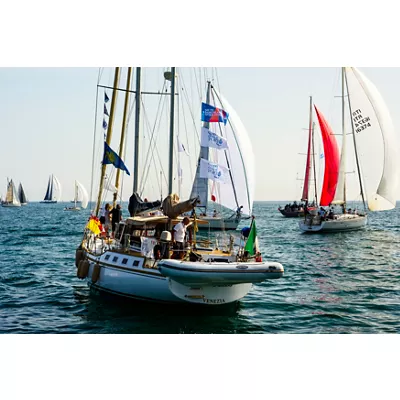 Scopri dove ti Porto Italien vom Meer aus gesehen