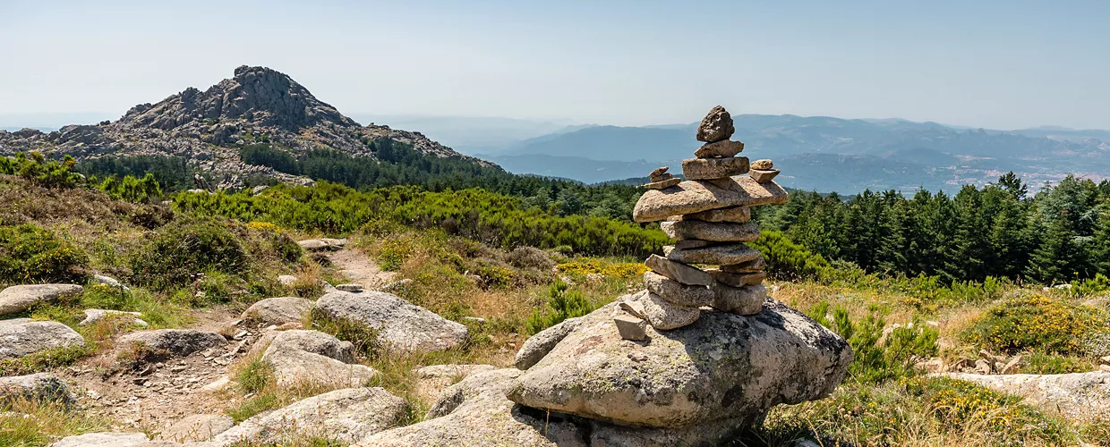 Omino di pietra sul massiccio del Limbara, nell’entroterra della Gallura