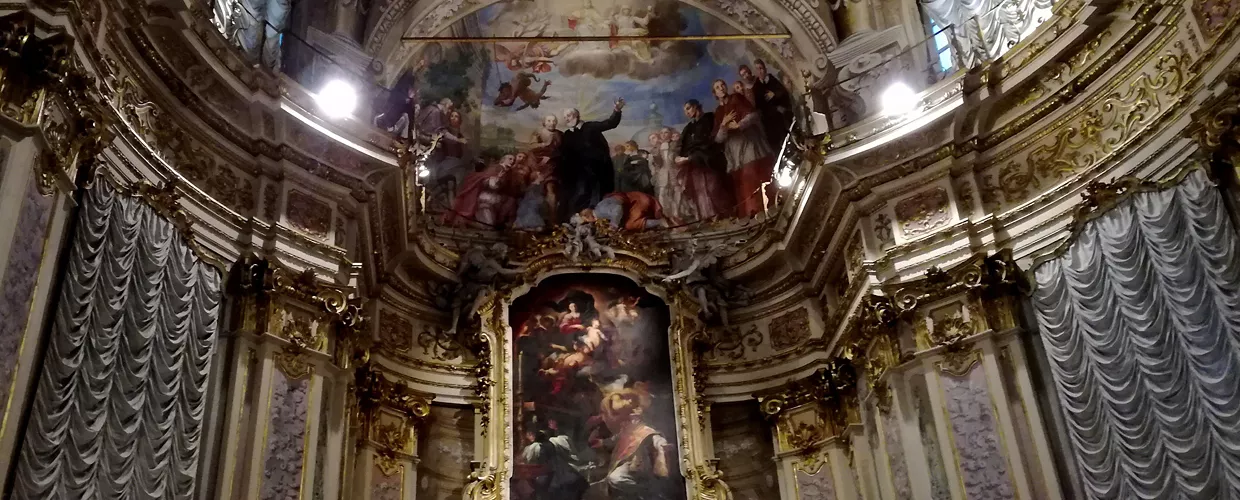 Interno dell’Oratorio di S. Filippo Neri