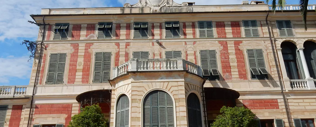 L’esterno della Galleria di Arte Moderna di Nervi