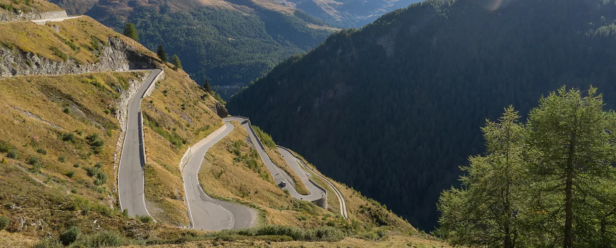 Passo del Rombo, al confine tra Italia e Austria