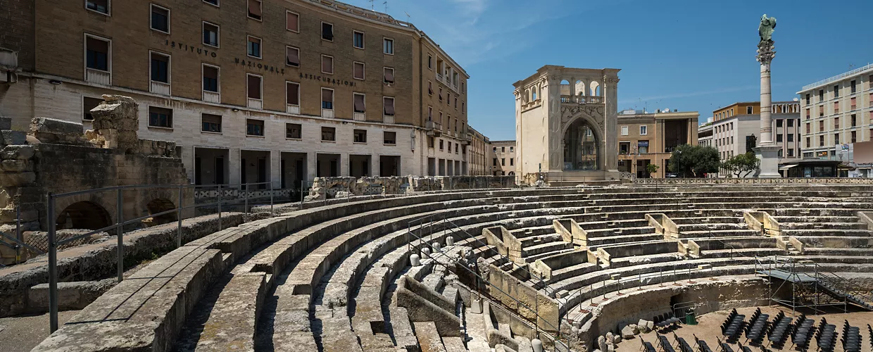 L’Anfiteatro romano di Lecce in Piazza S. Oronzo