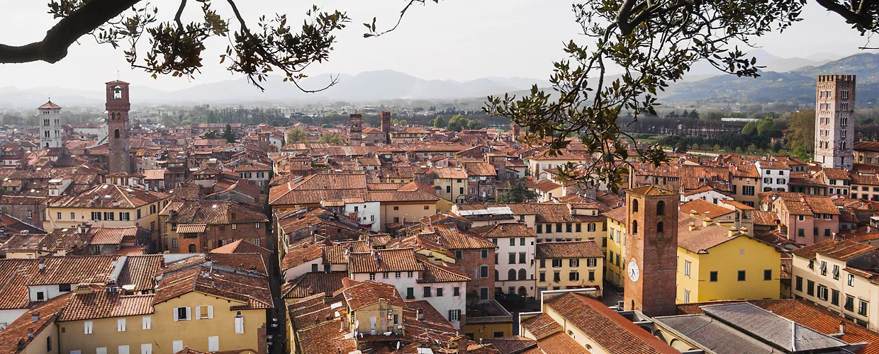 Lucca vista dall’alto 