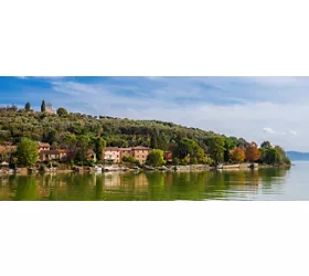 L’Isola Maggiore sul lago Trasimeno.