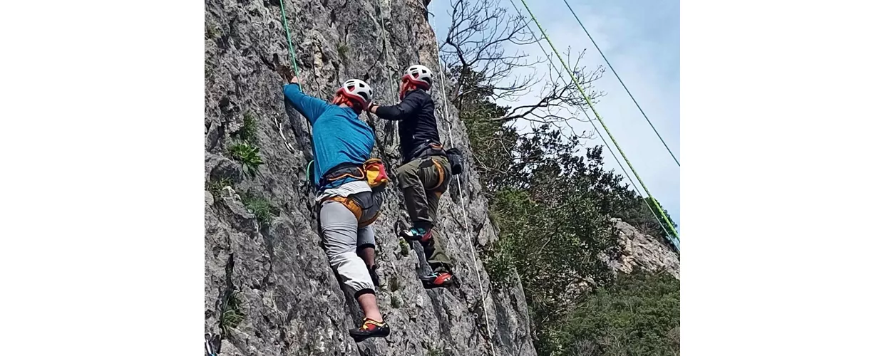 Giornata di arrampicata alla Falesia del Furlo