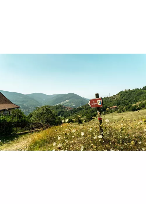 UNESCO sites along the Italian route of the Via Francigena
