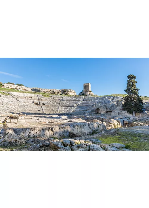 Il teatro greco di Siracusa, nel parco archeologico della Neapolis