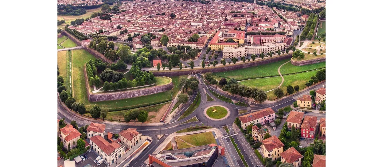 Panoramica di Lucca.