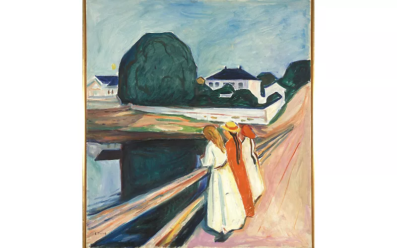 Edvard Munch, The Girls on the Bridge