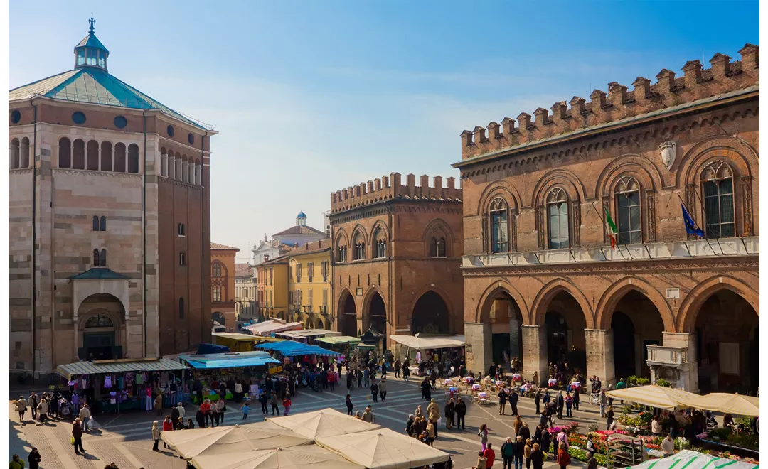 Piazza del Comune a Cremona