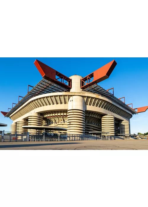 L’esterno dello stadio G. Meazza di Milano