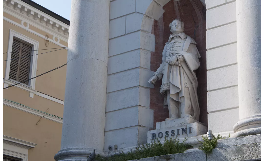 Il monumento a Gioachino Rossini