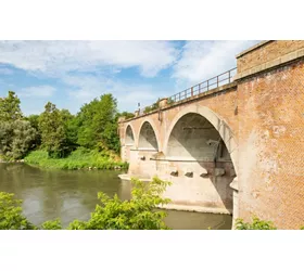 Il Lambro a sud di San Colombano, tra Orio Litta e Lambrinia