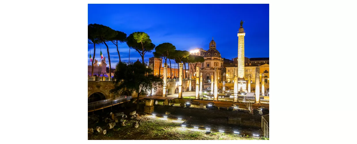 Passeggiare sotto le stelle alla scoperta della storia di Roma