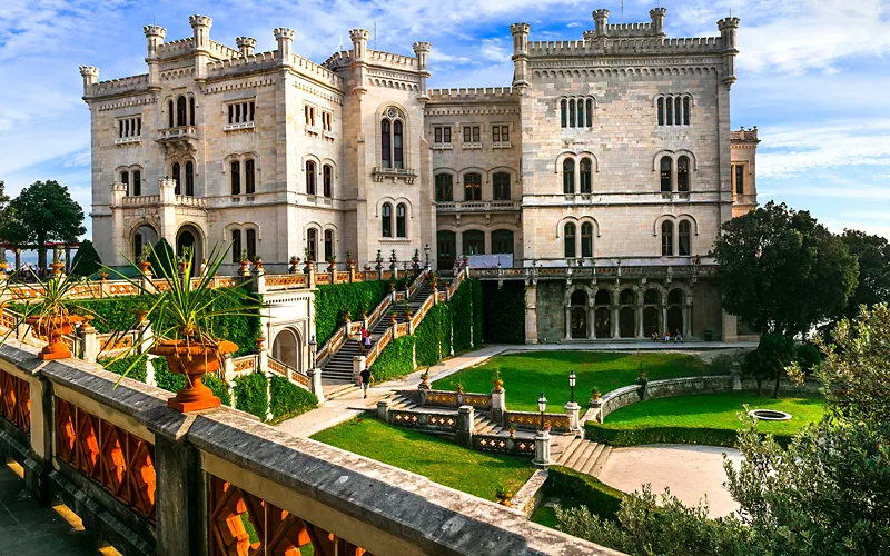 Park des Castello di Miramare , Friaul-Julisch Venetien