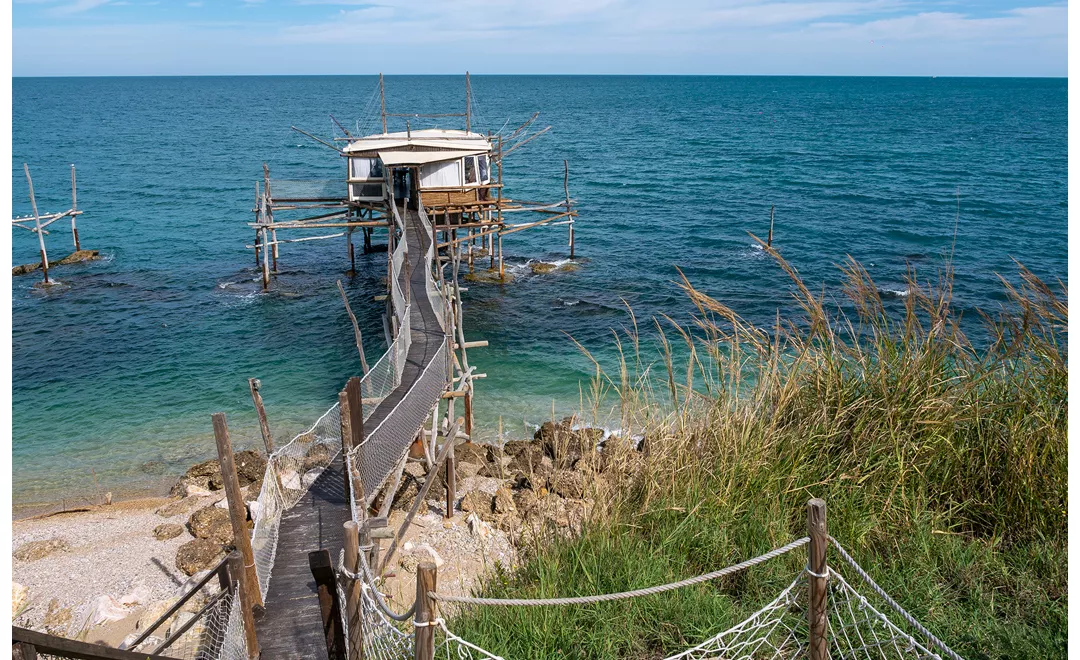 Trabocco Mucchiola nella Costa dei Trabocchi