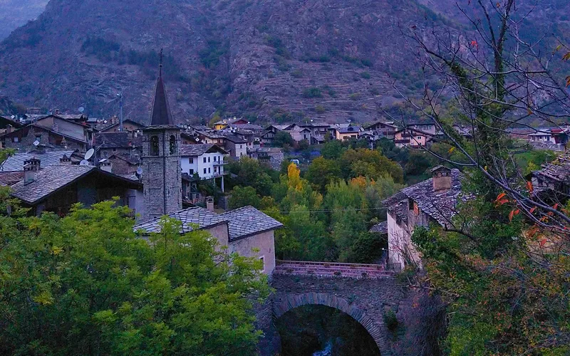 Arvier, ponte romano a Leverogne