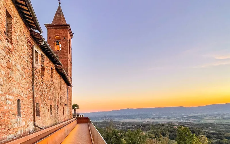 Città della Pieve - Passarela Panoramica chiesa di San Pietro