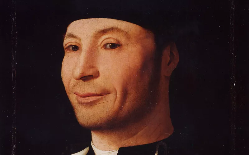 Cefalù (Palermo) – Antonello da Messina, Ritratto di uomo (o Ignoto marinaio), 1460-1470, Museo Mandralisca