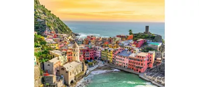 Cinque Terre y Portovenere: Excursión de un día desde Milán + Crucero en barco